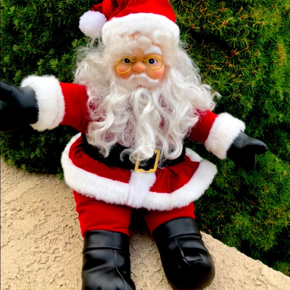 Sitting Santa Claus